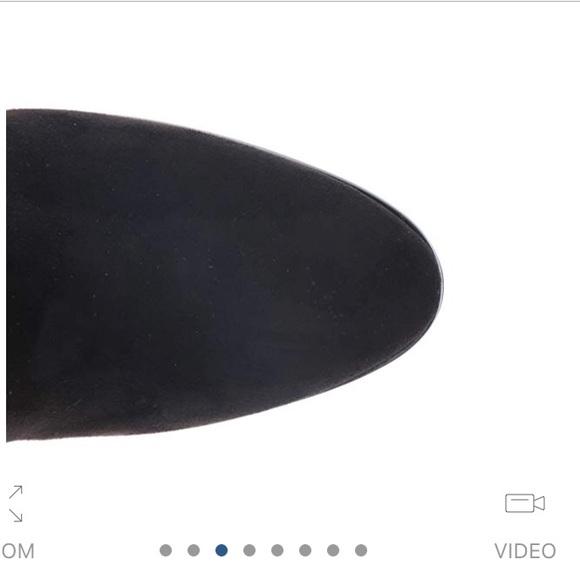 Nine West Sadiah ankle boot black 7.5 Heel new - Picture 8 of 8